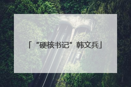 “硬核书记”韩文兵