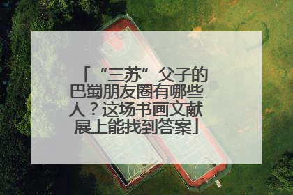 “三苏”父子的巴蜀朋友圈有哪些人？这场书画文献展上能找到答案