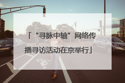 “寻脉中轴”网络传播寻访活动在京举行