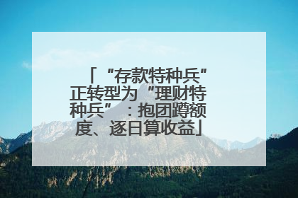 “存款特种兵”正转型为“理财特种兵”：抱团蹲额度、逐日算收益