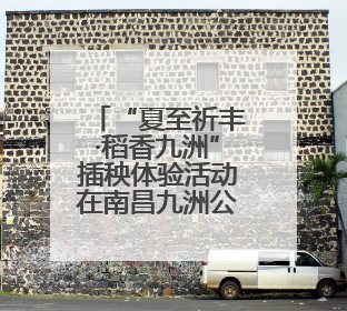 “夏至祈丰·稻香九洲”插秧体验活动在南昌九洲公园举行