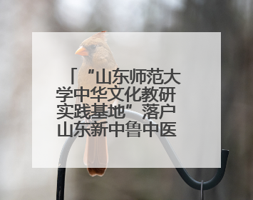 “山东师范大学中华文化教研实践基地”落户山东新中鲁中医医院