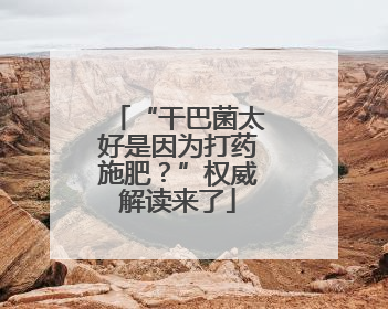 “干巴菌太好是因为打药施肥？”权威解读来了