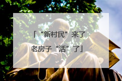 “新村民”来了 老房子“活”了