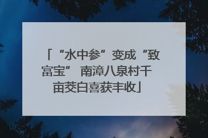 “水中参”变成“致富宝” 南漳八泉村千亩茭白喜获丰收