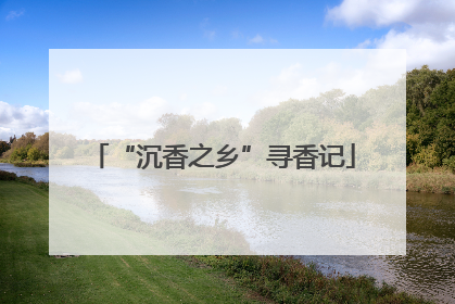 “沉香之乡”寻香记