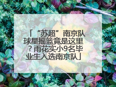 “苏超”南京队球星摇篮竟是这里？雨花实小9名毕业生入选南京队