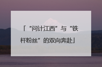 “问计江西”与“铁杆粉丝”的双向奔赴