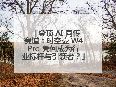 登顶 AI 同传赛道：时空壶 W4Pro 凭何成为行业标杆与引领者？