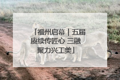 福州启幕｜五届赓续传匠心 三融聚力兴工美