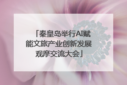 秦皇岛举行AI赋能文旅产业创新发展观摩交流大会