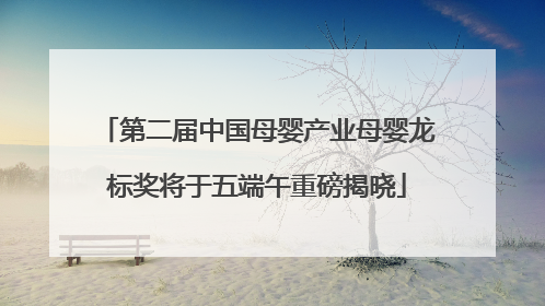 第二届中国母婴产业母婴龙标奖将于五端午重磅揭晓