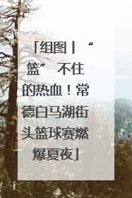 组图丨“篮” 不住的热血！常德白马湖街头篮球赛燃爆夏夜