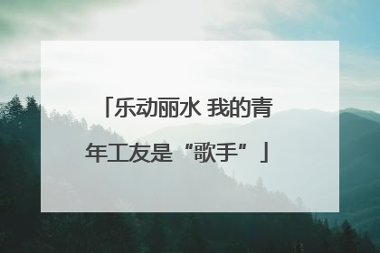 乐动丽水 我的青年工友是“歌手”