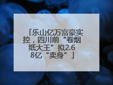 乐山亿万富豪实控，四川前“卷烟纸大王”拟2.68亿“卖身”