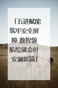 五进赋能筑牢安全屏障 数智领航绘就金叶安澜新篇