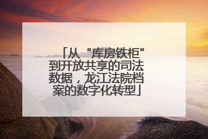 从“库房铁柜”到开放共享的司法数据，龙江法院档案的数字化转型