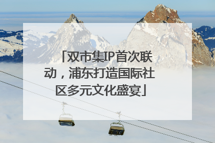 双市集IP首次联动，浦东打造国际社区多元文化盛宴