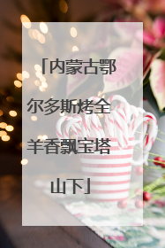 内蒙古鄂尔多斯烤全羊香飘宝塔山下
