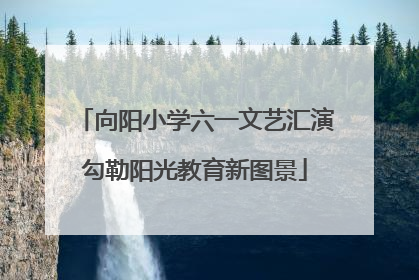 向阳小学六一文艺汇演勾勒阳光教育新图景