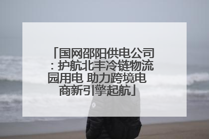 国网邵阳供电公司：护航北丰冷链物流园用电 助力跨境电商新引擎起航