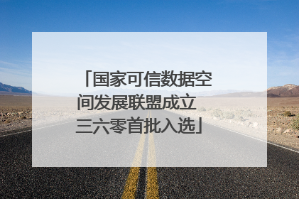 国家可信数据空间发展联盟成立 三六零首批入选