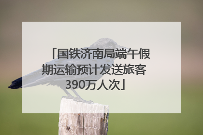 国铁济南局端午假期运输预计发送旅客390万人次