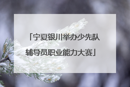 宁夏银川举办少先队辅导员职业能力大赛