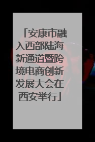 安康市融入西部陆海新通道暨跨境电商创新发展大会在西安举行