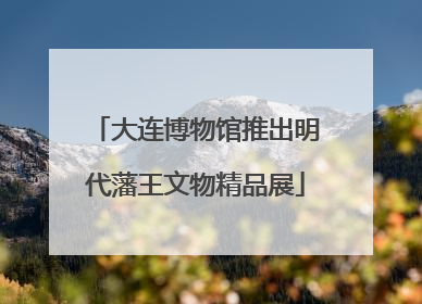 大连博物馆推出明代藩王文物精品展