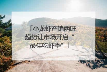 小龙虾产销两旺趋势让市场开启“最佳吃虾季”