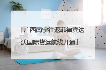 广西南宁往返菲律宾达沃国际货运航线开通
