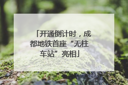 开通倒计时，成都地铁首座“无柱车站”亮相