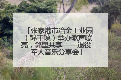 张家港市冶金工业园（锦丰镇）举办歌声嘹亮，邻里共享——退役军人音乐分享会