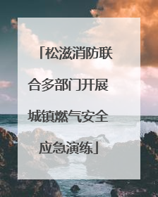 松滋消防联合多部门开展城镇燃气安全应急演练