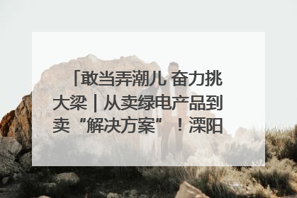 敢当弄潮儿 奋力挑大梁｜从卖绿电产品到卖“解决方案”！溧阳立足产业优势建成五大微电网示范项目