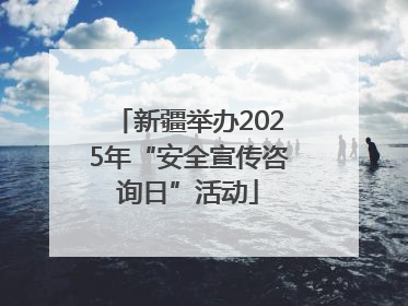 新疆举办2025年“安全宣传咨询日”活动