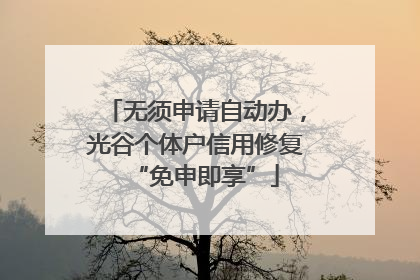 无须申请自动办，光谷个体户信用修复“免申即享”