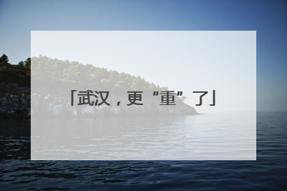 武汉，更“重”了
