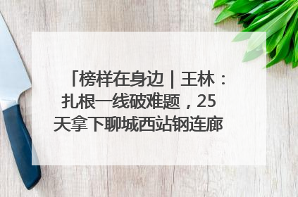 榜样在身边｜王林：扎根一线破难题，25天拿下聊城西站钢连廊“硬核”工程