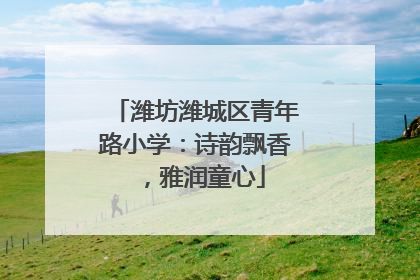 潍坊潍城区青年路小学：诗韵飘香，雅润童心