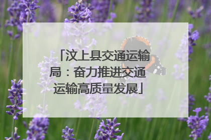 汶上县交通运输局：奋力推进交通运输高质量发展