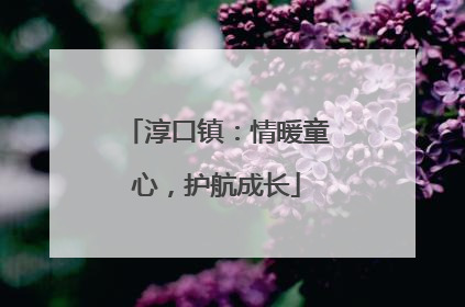 淳口镇：情暖童心，护航成长