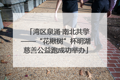 湾区泉涌·南北共擎——“花楸树”杯明湖慈善公益跑成功举办