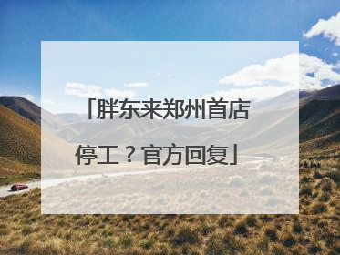 胖东来郑州首店停工？官方回复