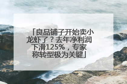 良品铺子开始卖小龙虾了？去年净利润下滑125%，专家称转型极为关键