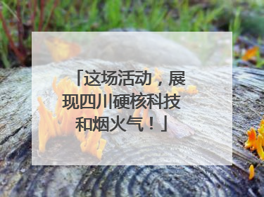 这场活动，展现四川硬核科技和烟火气！