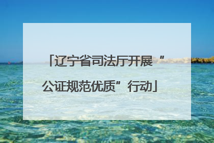 辽宁省司法厅开展“公证规范优质”行动