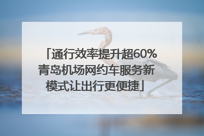 通行效率提升超60% 青岛机场网约车服务新模式让出行更便捷