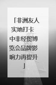 非洲友人实地打卡 中非经贸博览会品牌影响力再提升